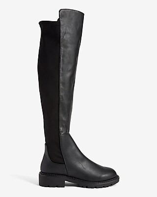 Tall Lug Sole Boots | Express