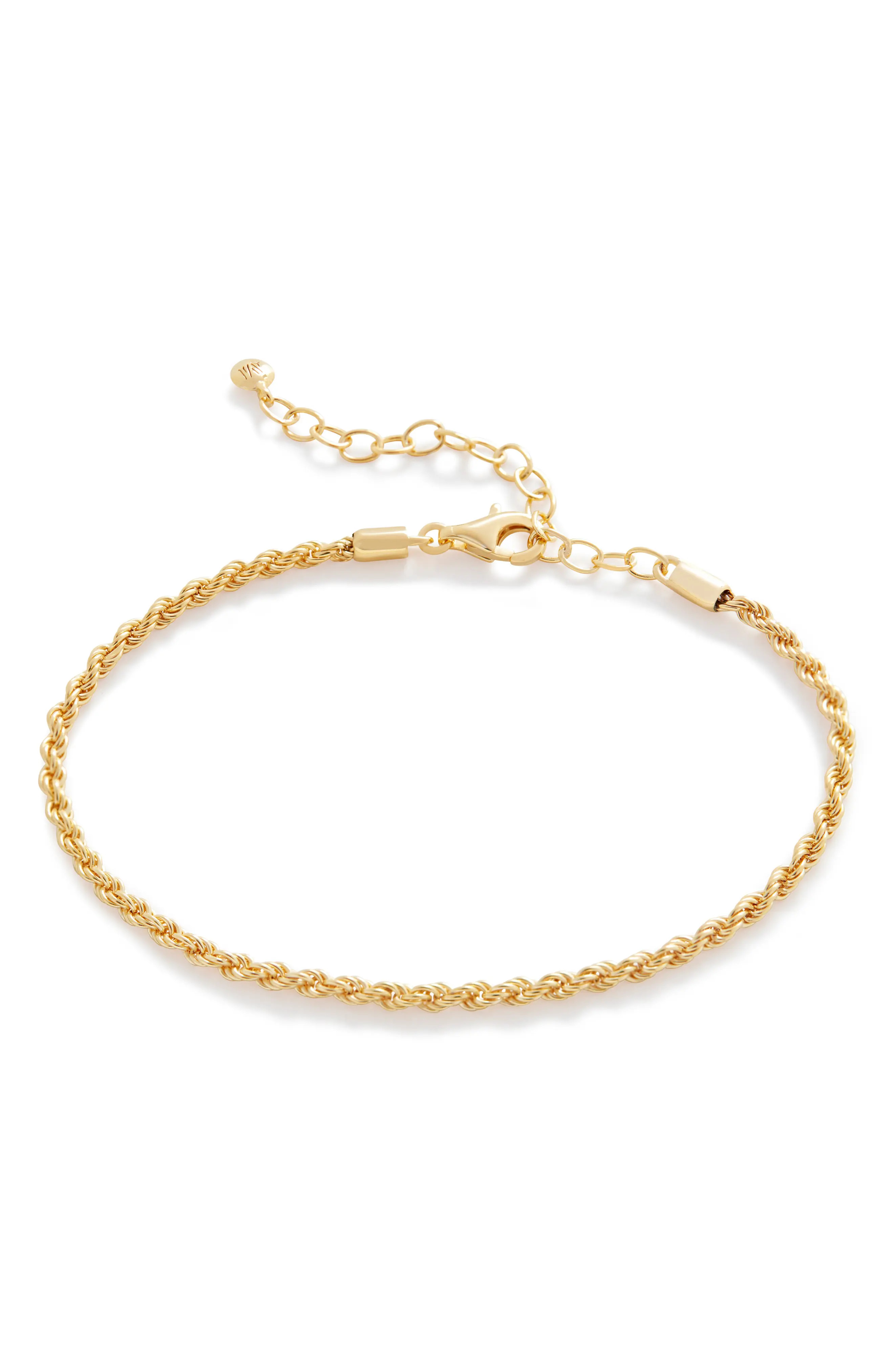 Monica Vinader Rope Chain Bracelet (Women) | Nordstrom | Nordstrom