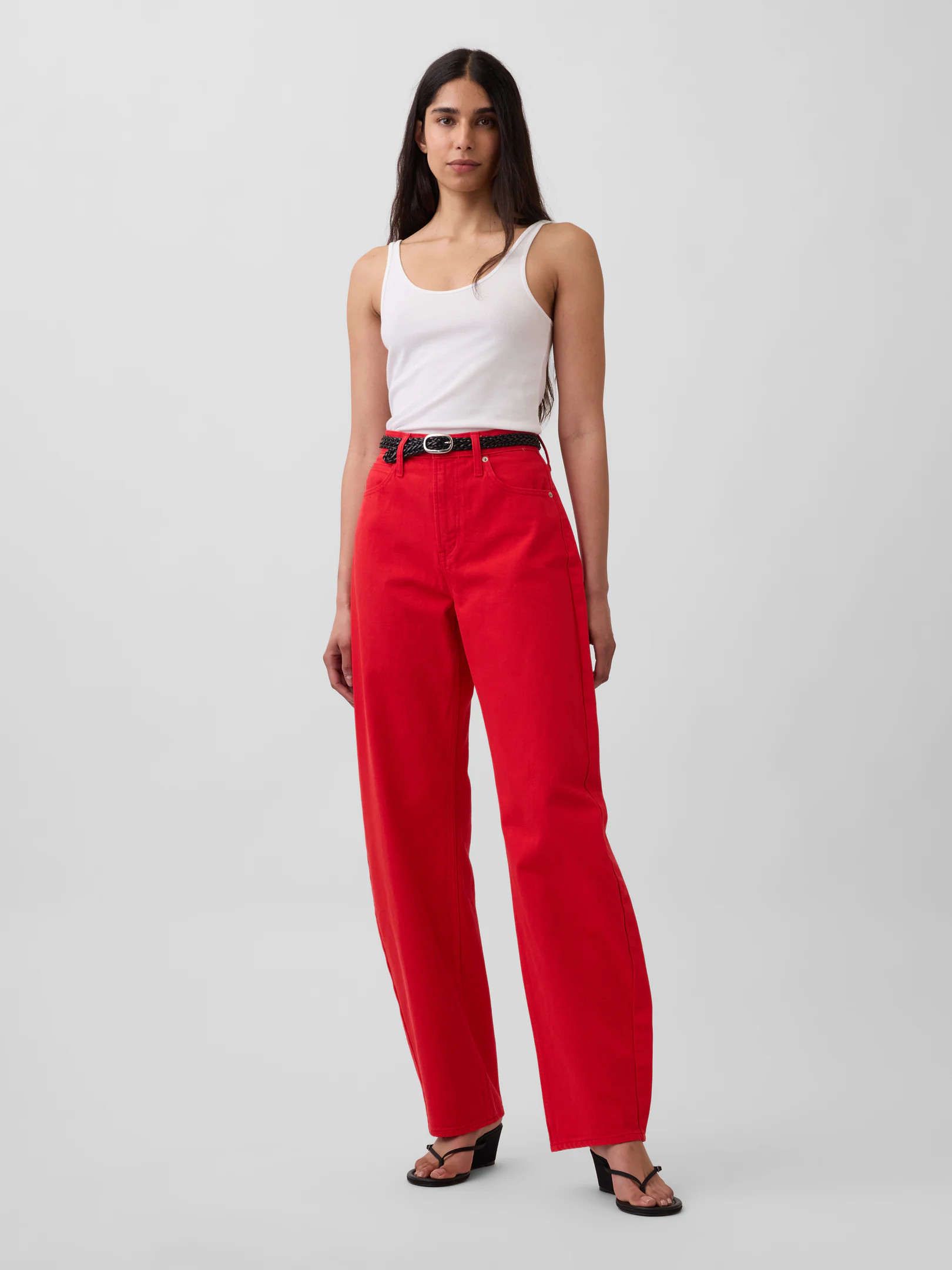 High Rise Barrel Jeans | Gap | Gap (US)