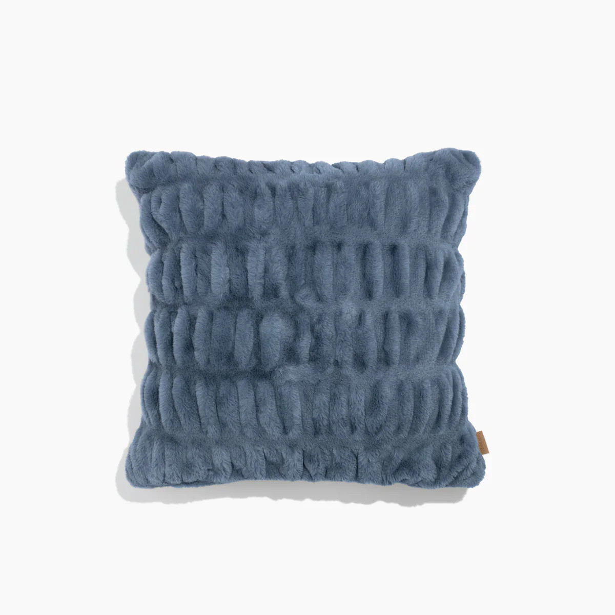 Slate Blue Pillow - Square | Lola Blankets