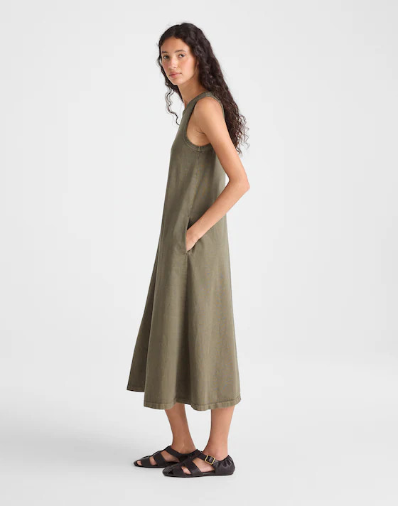 Seamed Tank Maxi Dress in Allday Jersey | Madewell