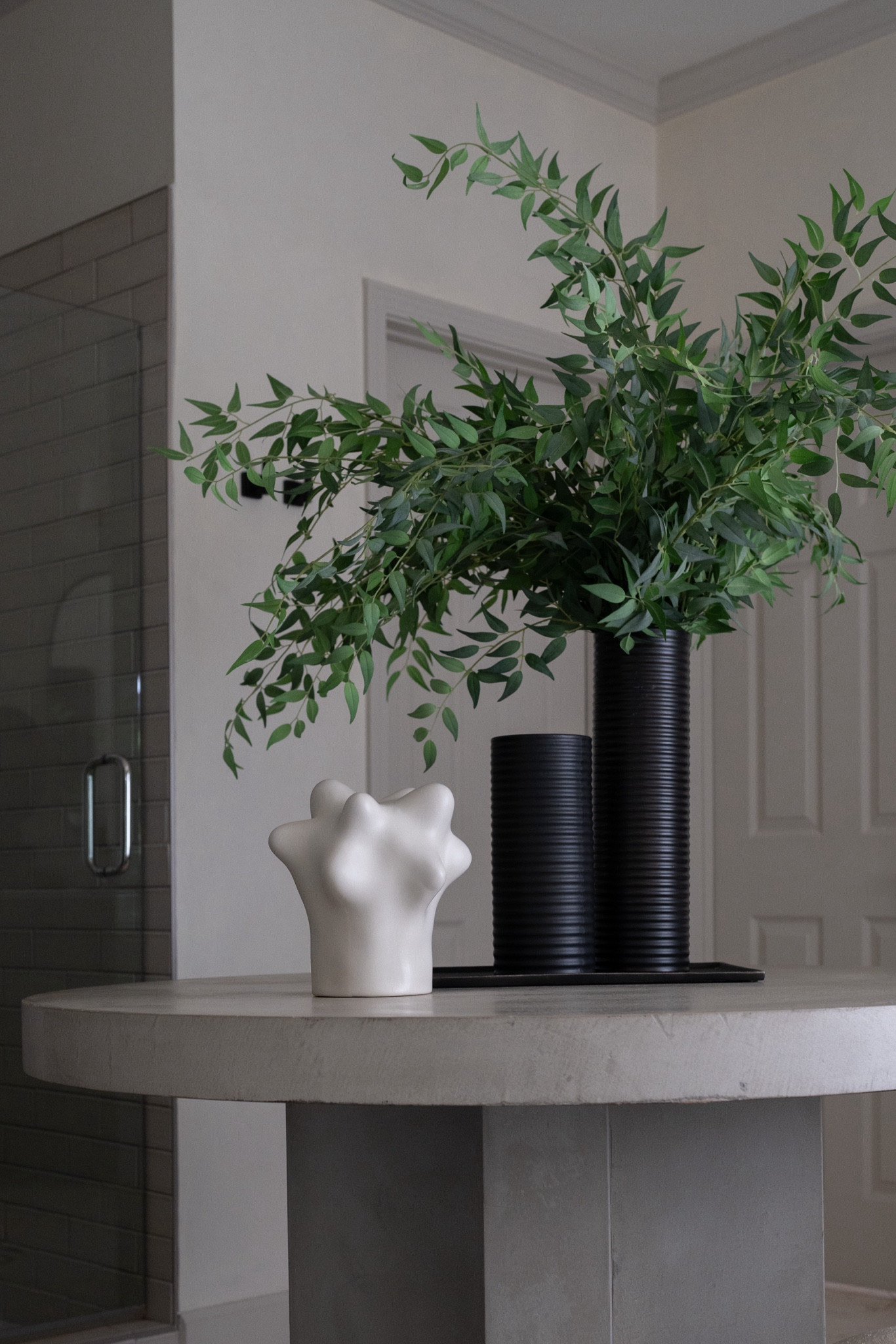 Faux flower pairing: Italian ruscus + cylinder vases

#LTKstyletip #LTKfindsunder100 #LTKhome