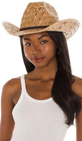 Houston Straw Cowboy Hat in Natural | Revolve Clothing (Global)