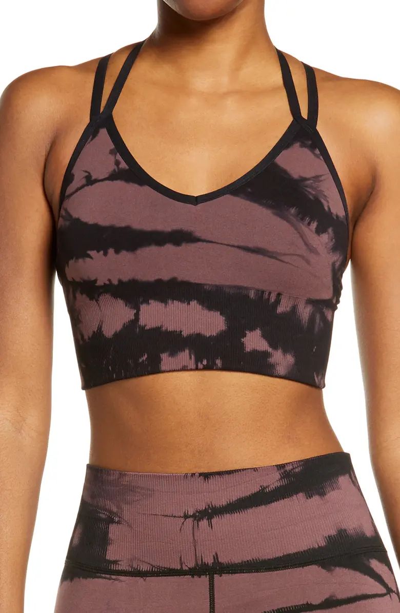 Tie Dye Seamless Sports Bra | Nordstrom