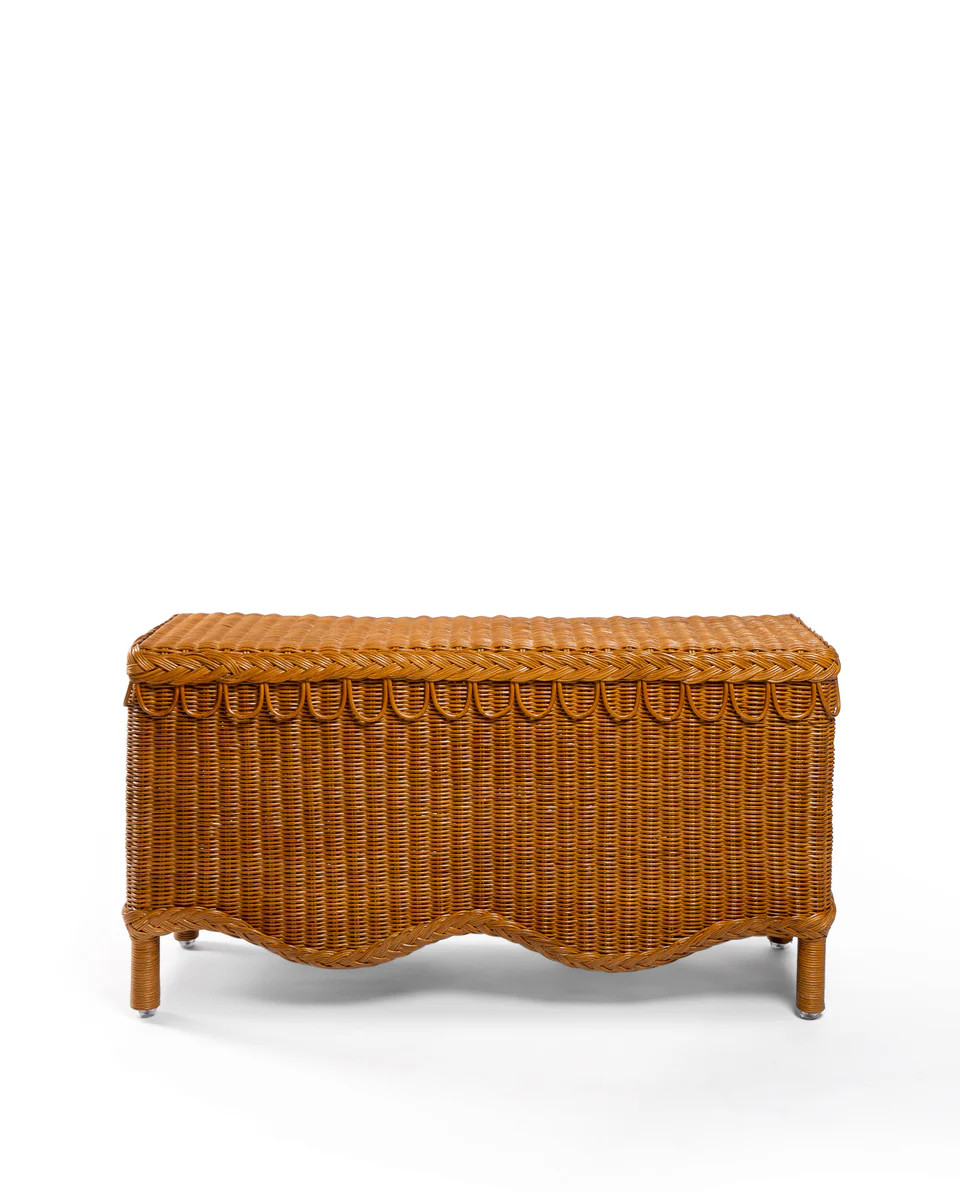 Rattan Bunny Bench | Sharland England | Sharland England