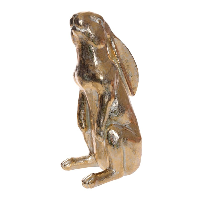 Providence Standing Gold Bunny, 12" | At Home