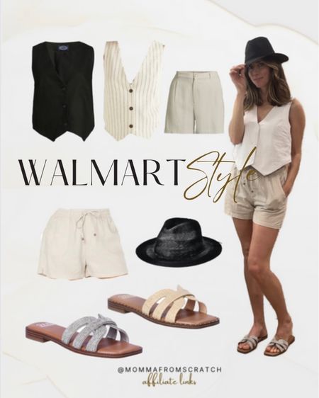 Walmart has done it again with the linen blend vest, shorts and more! Obsessed, these are the perfect items for spring and summer capsule wardrobe! 
@walmartfashion #walmartpartner #walmartfashion

#LTKtravel #LTKfindsunder50 #LTKstyletip
