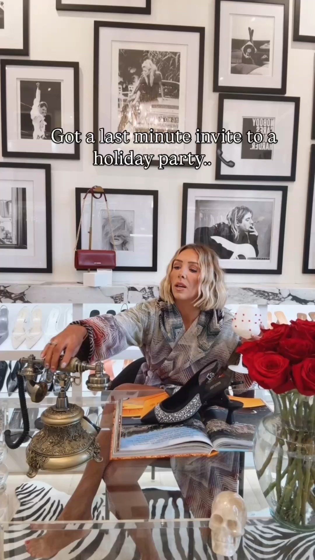 The perfect holiday look to dress up or down and wear to any occasion, including accessories, from @michaelkors.  #mkpartner #michaelkors