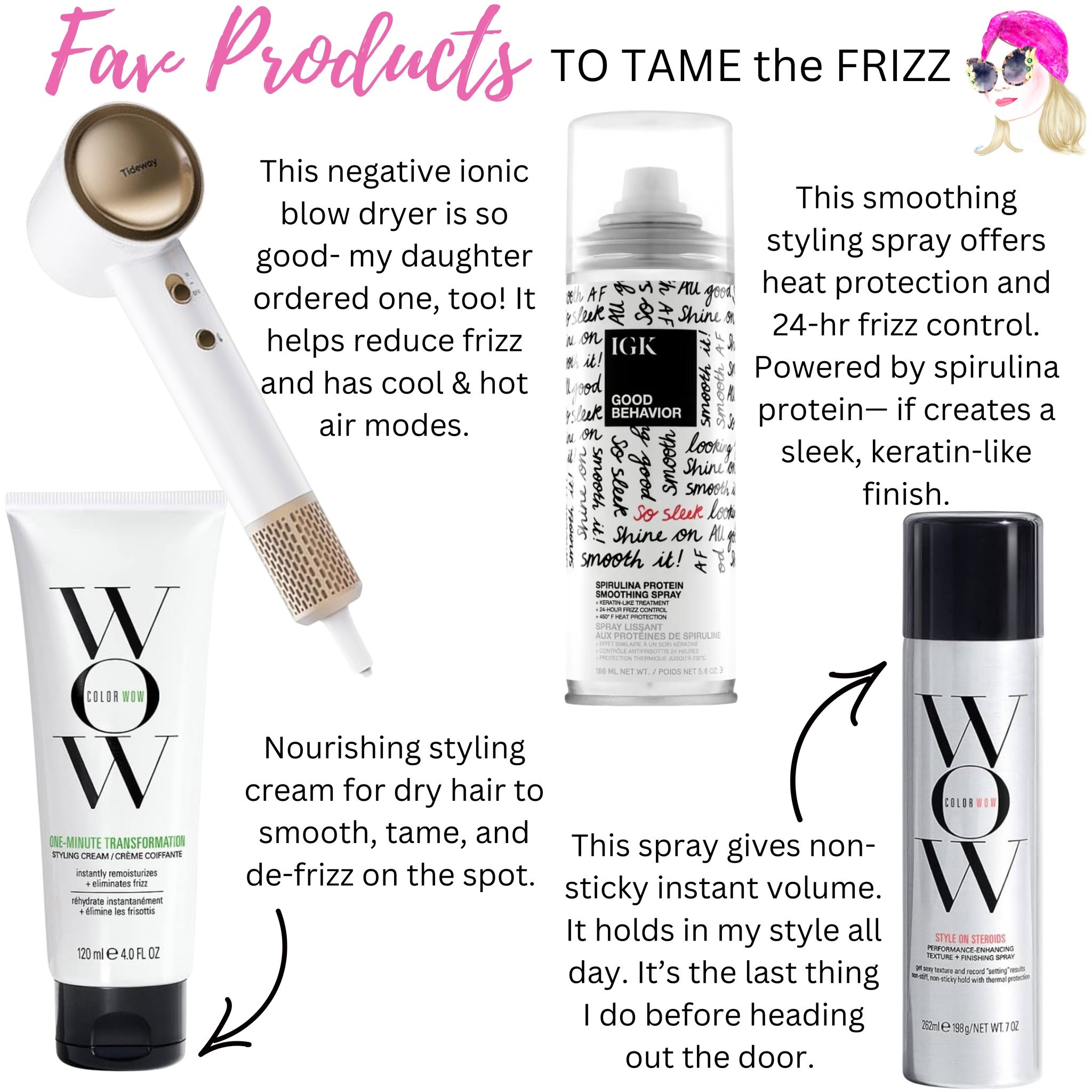 My go to products when the humidity is high.

#LTKOver40 #LTKBeauty