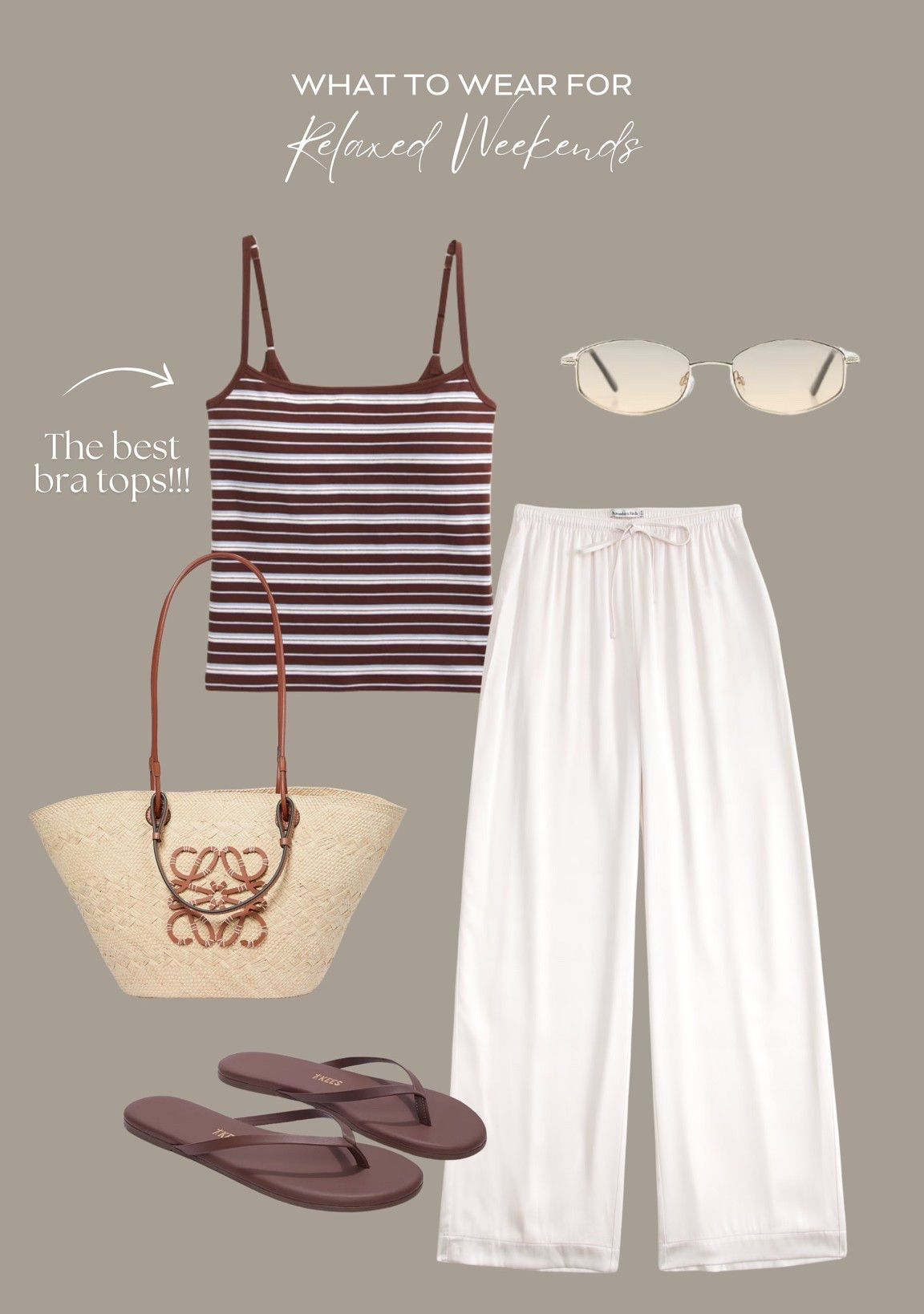 Relaxed weekends ☀️ 30% off the top & trousers with code: AFxLTK 🙌 the besssst bra tops ever!

#LTKsummer