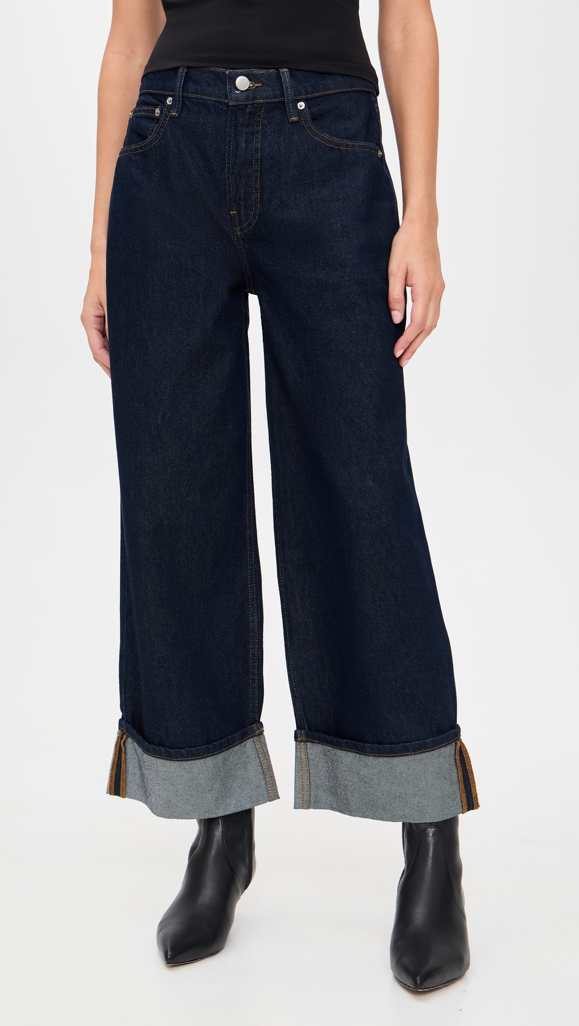 Good Standard Baggy Cuffed Jeans | Shopbop
