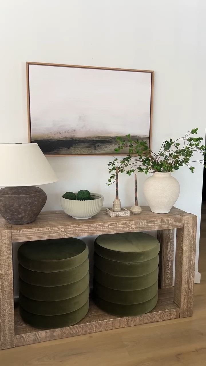 Spring console table with pops of green ✨ 

#LTKSeasonal #LTKSpringSale #LTKHome