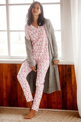 Roller Rabbit Lovestruck Pajama Set | Anthropologie (US)