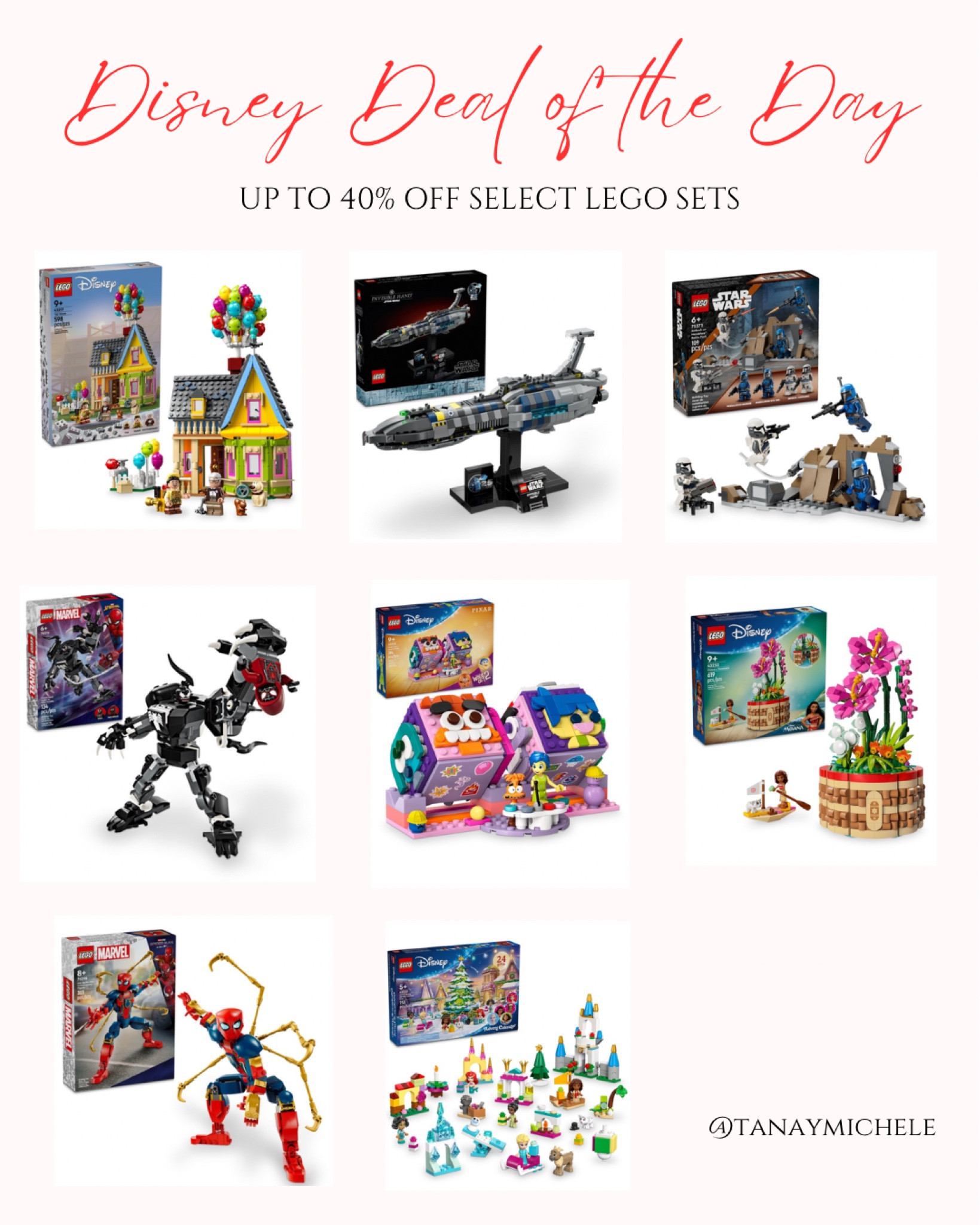 Up to 40% off select Lego sets are Target for Black Friday! Here are the Disney/Marvel related finds 

#LTKGiftGuide #LTKHoliday #LTKCyberWeek