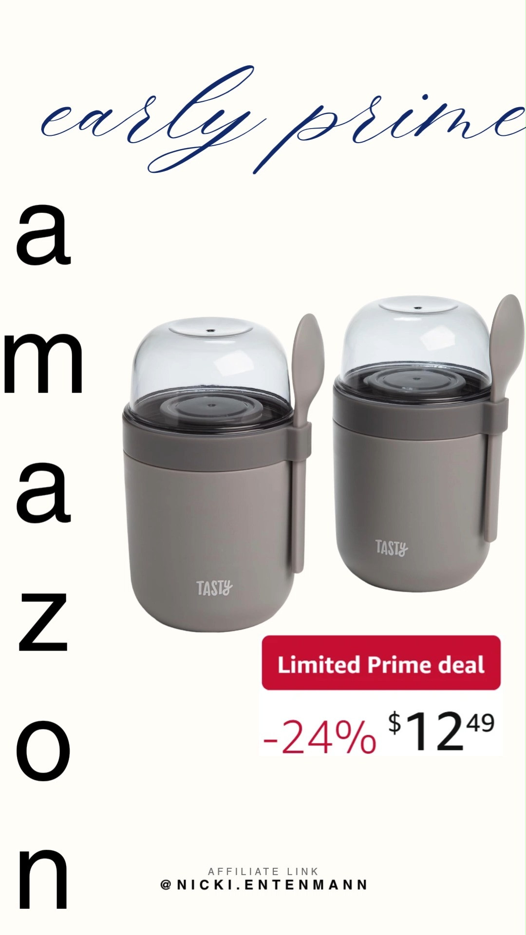 Snack time feels smarter with the Tasty Travel Snack Cups with Spoons. Compact, colorful, and ready for on‑the‑go bites, they keep treats fun and perfectly portable. 🥤🍇✨  

#TastySnackCups #kitchenappliances #snackideas #homeessentials #cookingtools #kitchenfinds #easyrecipes #foodprep #healthyrecipes #homechef 

 #LTKfoodie #LTKSaleAlert #LTKTravel