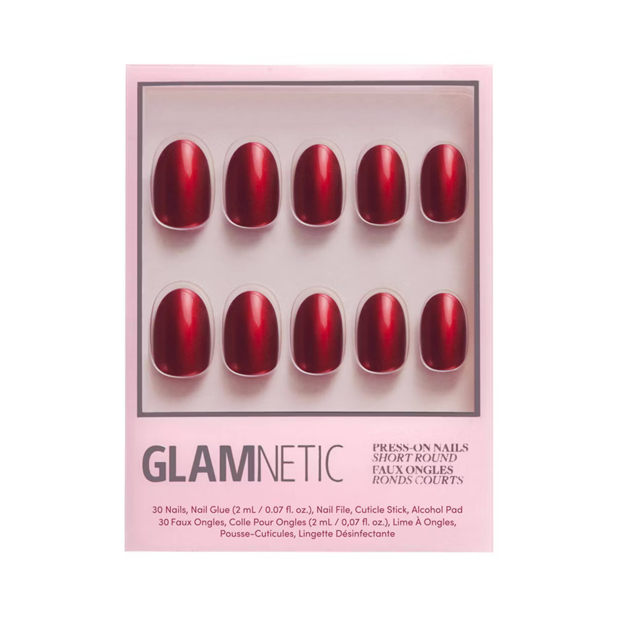 Glamnetic Cherry Glaze Press-On Nails - 30ct - Ulta Beauty | Target