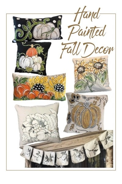 Unique hand-painted fall home decor — not prints!!! One of a kind and you’ll be supporting a small creative business!
Pillows, table runners, banners in options of colorful, dramatic and neutral. 

#handpainted #smallbusiness


#LTKSeasonal #LTKautumn #LTKHome
