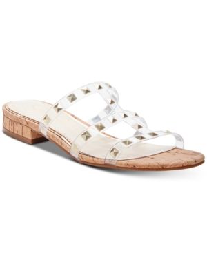 Jessica Simpson Caira 2 Flat Studded Sandals Women's Shoes | Macys (US)