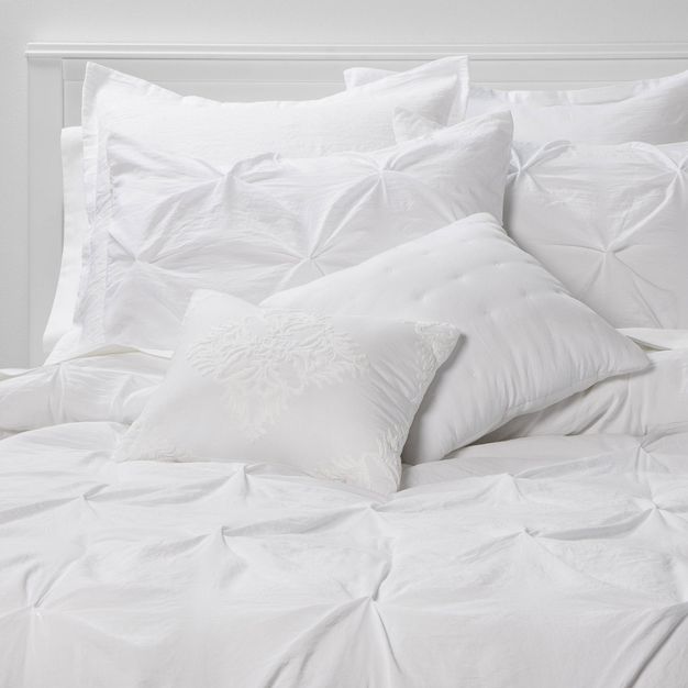 8pc Montvale Pinch Pleat Comforter Set - Threshold™ | Target
