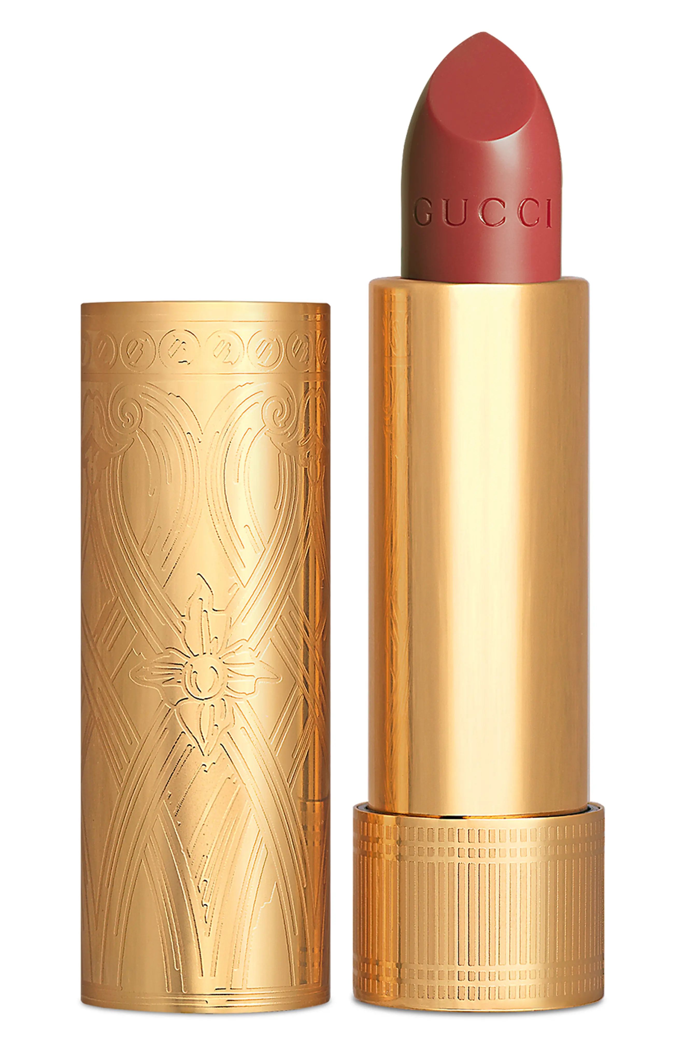 Gucci Rouge a Levres Satin Lipstick in Moira Sienna at Nordstrom | Nordstrom