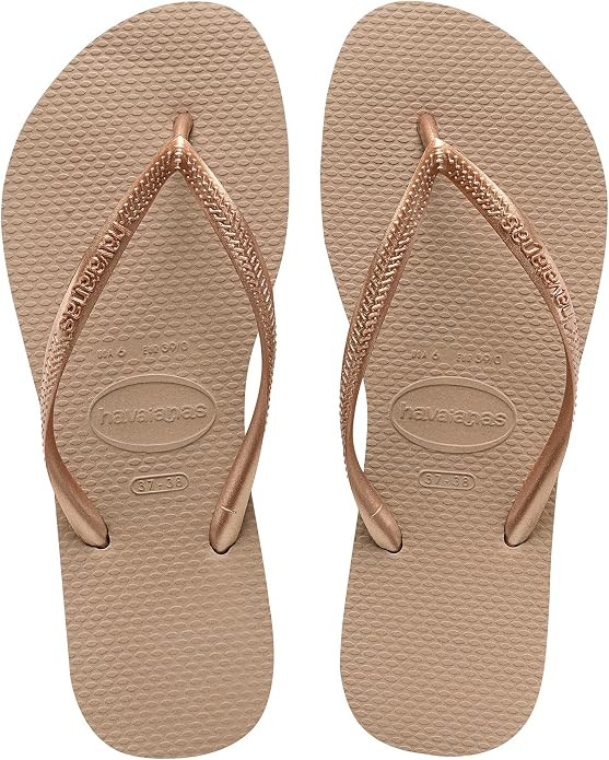 Havaianas - Slim, Stylische, Robuste und Vielseitige Badelatschen für Frauen mit Texturierten So... | Amazon (UK)