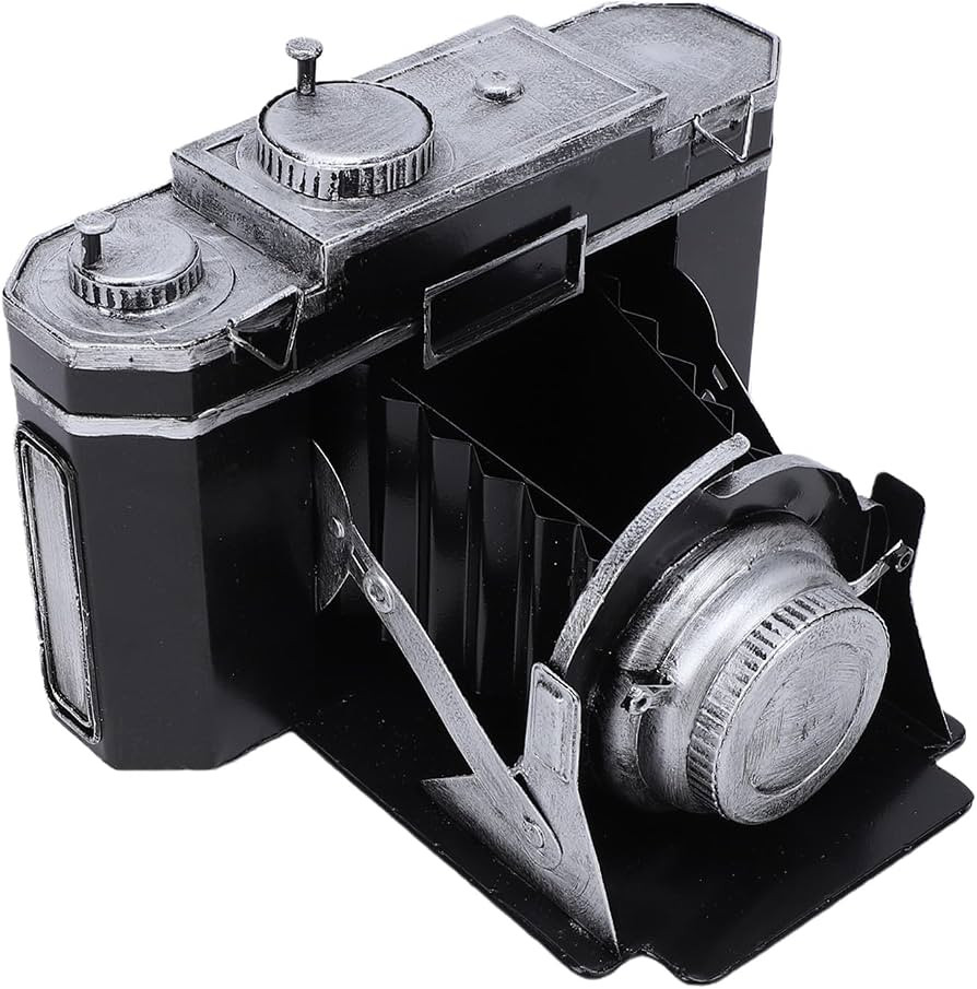 HURRISE Retro Camera Desk Ornament, Vintage Metal Collectible Figurine with Iron Construction for... | Amazon (US)