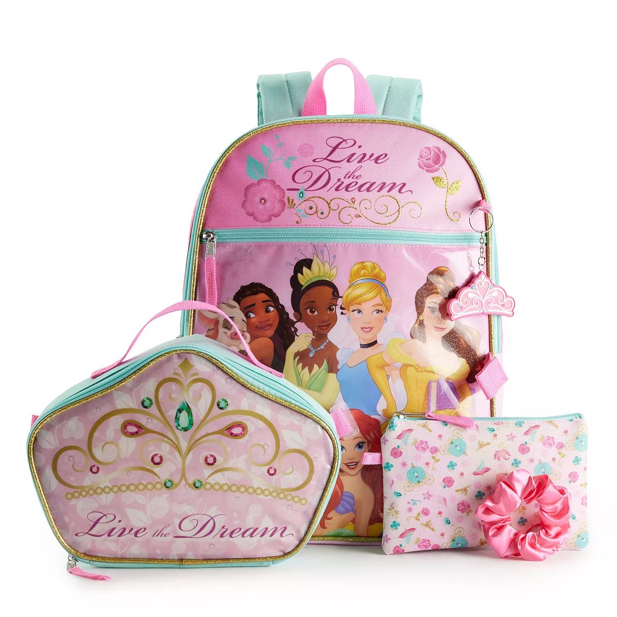 Disney Princess 5-Piece Backpack Set | Kohl's