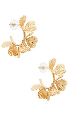 BaubleBar Fiorella Gold Floral Earrings in Gold from Revolve.com | Revolve Clothing (Global)