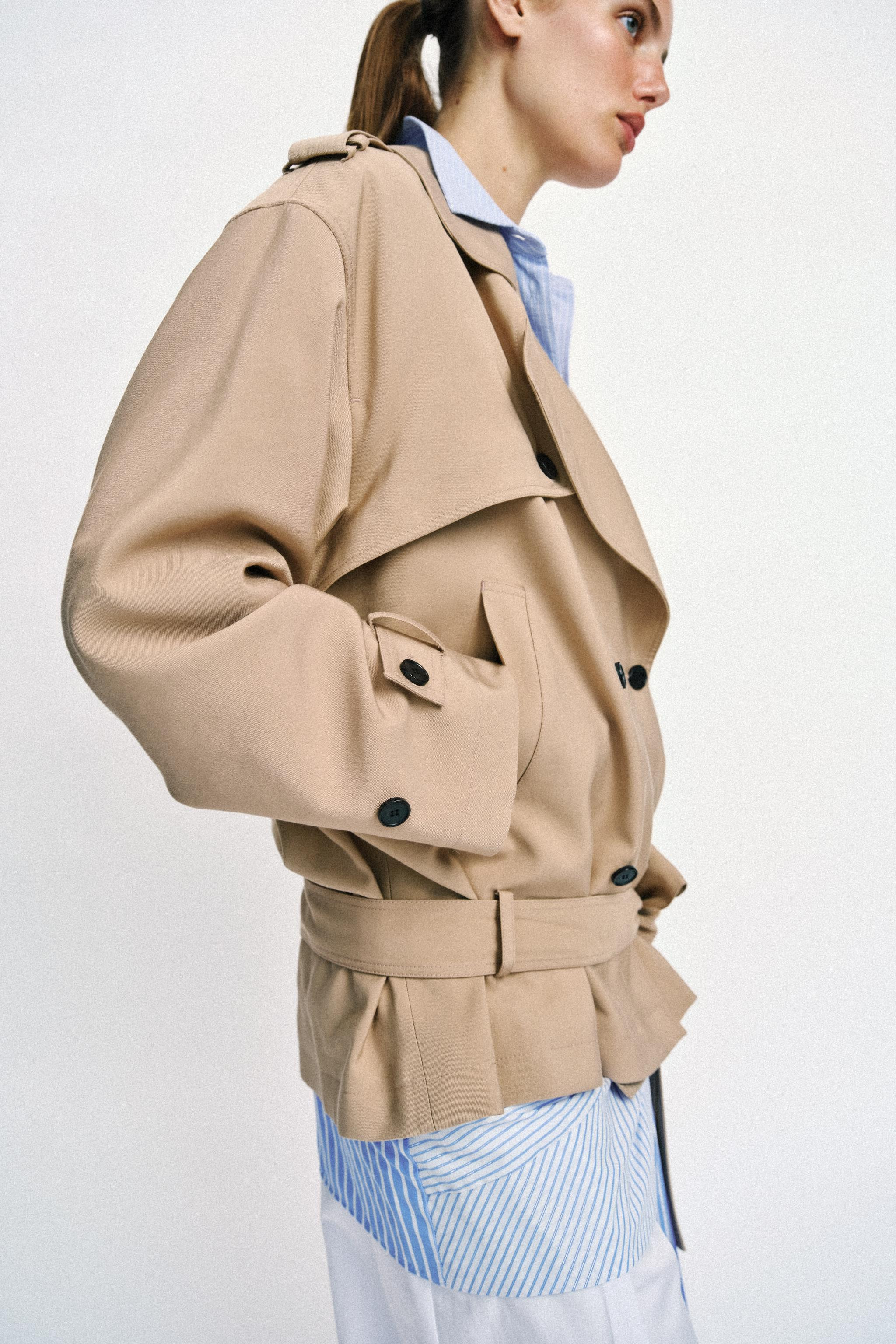 TRENCH JACKET WITH BELT | Zara UK