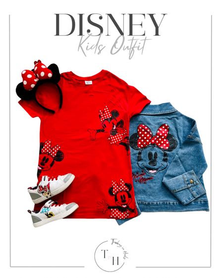 Disney outfit. Disney World. Disneyland. OOTD. Matching family Disney outfits. Minnie Mouse. Mickey Mouse. Amusement park outside. Disney outfit ideas. Disney kids. Disney girls outfit. 

#LTKtravel #LTKkids #LTKstyletip