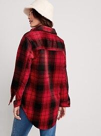 Plaid Soft-Brushed Utility Shacket for Women | Old Navy (US)