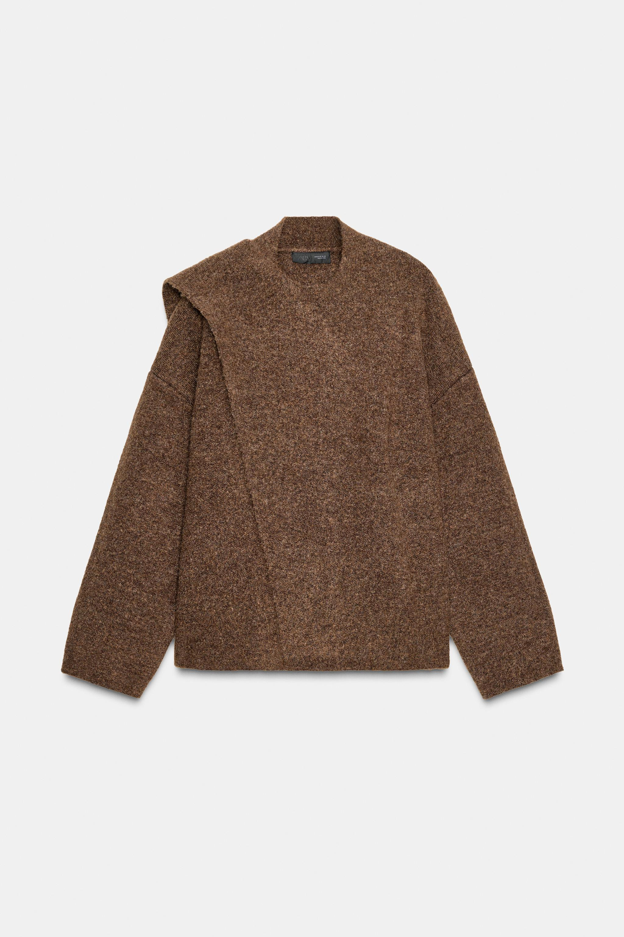 CARDIGAN WITH SCARF DETAIL | Zara UK