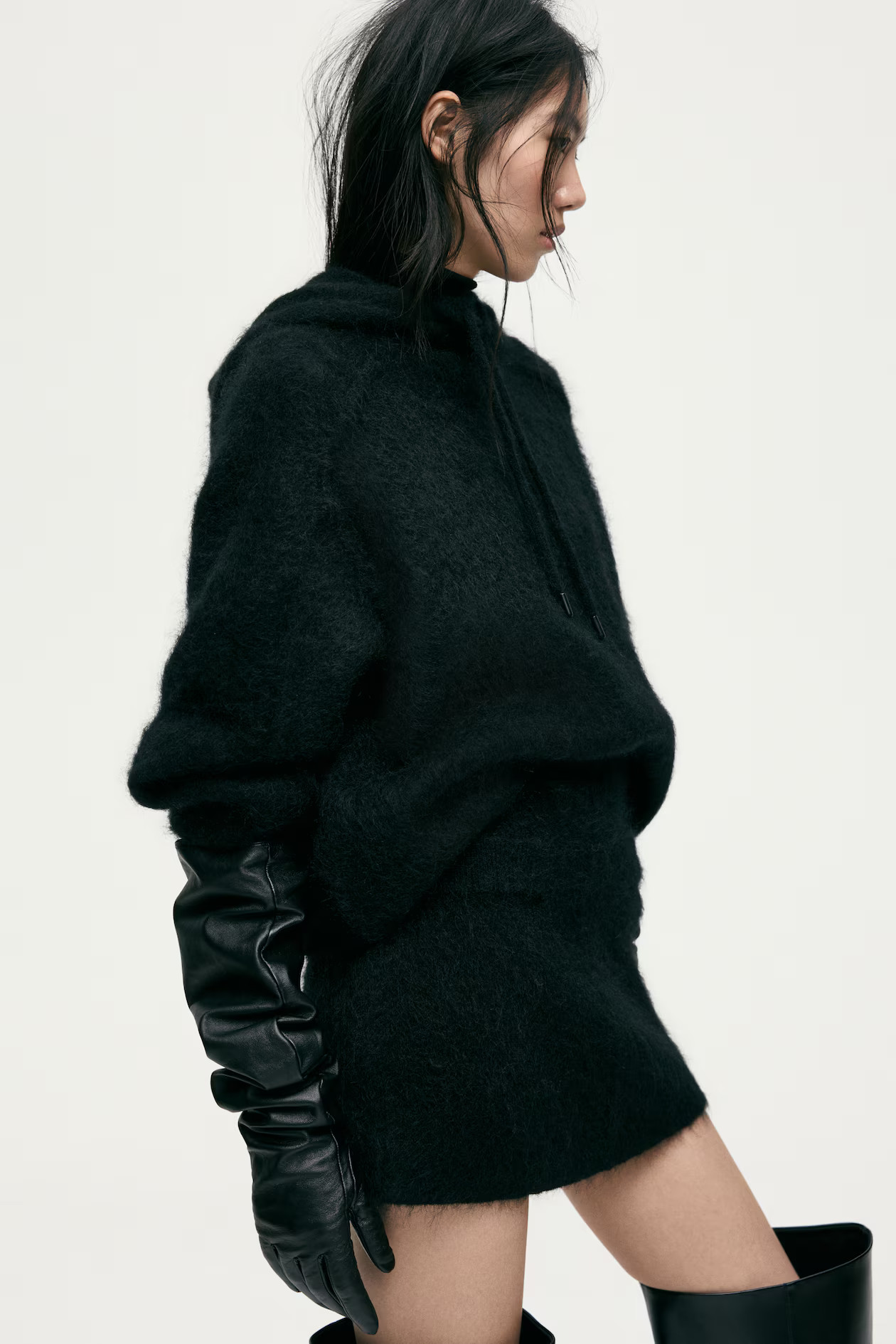 Mohair-blend hoodie | H&M (UK, MY, IN, SG, PH, TW, HK)