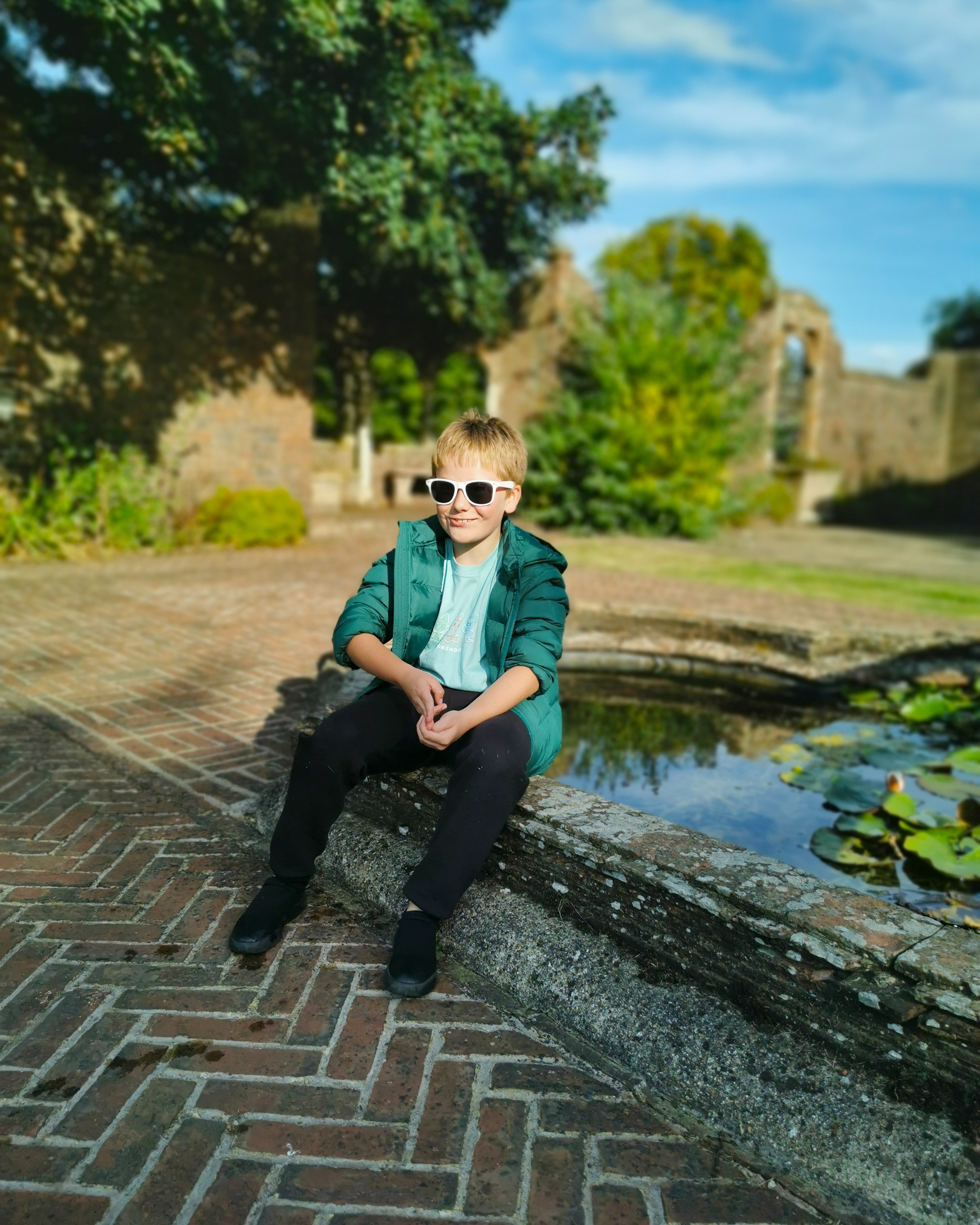 Relaxing by the pond all in green 💚

#LTKuk #LTKeurope #LTKkids