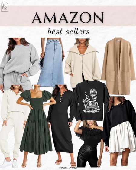 Amazon best sellers, amazon finds, longewear, denim skirt, fall dress, coatigan, Halloween sweatshirt 

#LTKfindsunder100 #LTKfindsunder50 #LTKHalloween