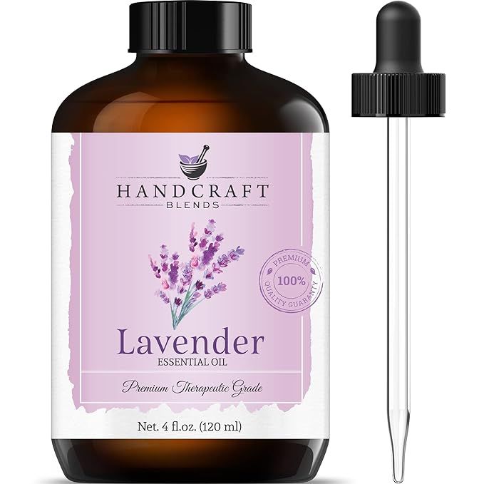 Handcraft Lavender Essential Oil - 100% Pure and Natural - Premium Therapeutic Grade with Premium... | Amazon (US)