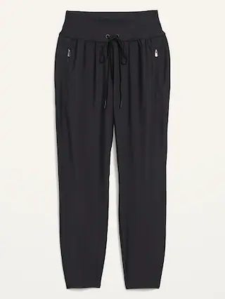 High-Waisted PowerSoft Zip Jogger Pants for Women | Old Navy (US)