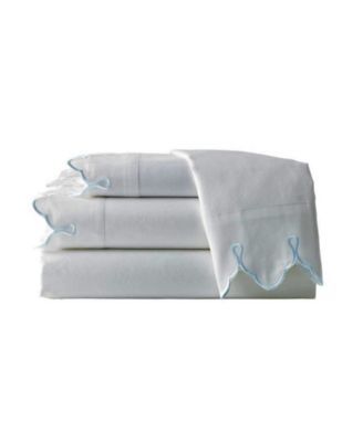 Belle Epoque 300 TC Scalloped Embroidered Sheet Set & Reviews - Sheets & Pillowcases - Bed & Bath... | Macys (US)