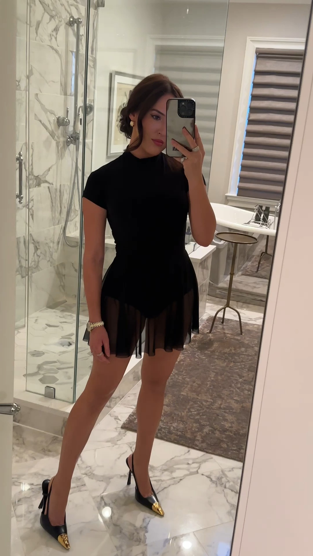 Night out in the city 🖤 

Wearing an xs. 

Revolve, Norma Kamali, night out outfit, little black dress, Saint Laurent, Celine, going out outfit 

#LTKStyleTip #LTKShoeCrush #LTKPetite