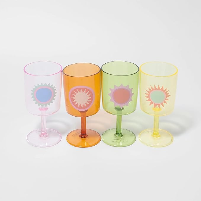 Poolside Wine Glass | Rio Sun Multi | Amazon (US)