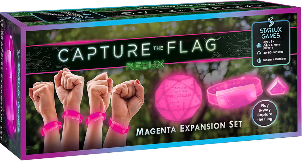Starlux Games Capture The Flag Redux: Magenta 3-Team Expansion | Add 4 Players & 1 Extra Team | G... | Amazon (US)