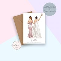 Personalised Bridesmaid proposal card, will you be my bridesmaid, maid of honour proposal cards, Per | Etsy (US)