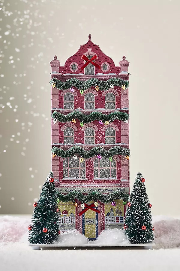Emily Taylor Light-Up Holiday Village House | Anthropologie (US)