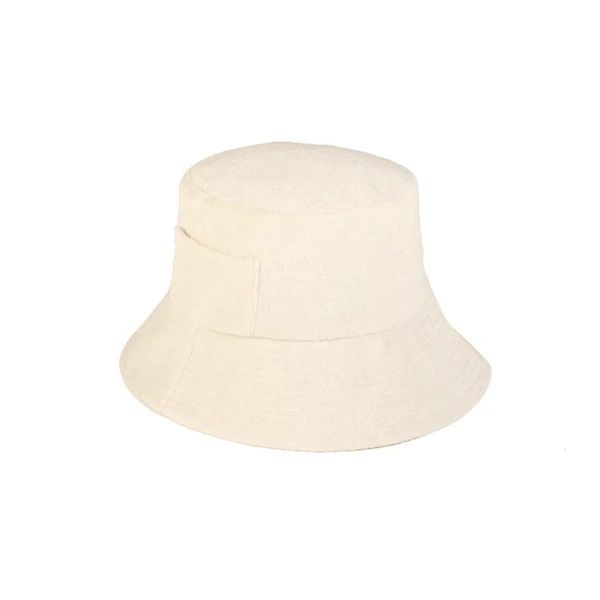 Wave Bucket Hat (Beige Terry) | Montce