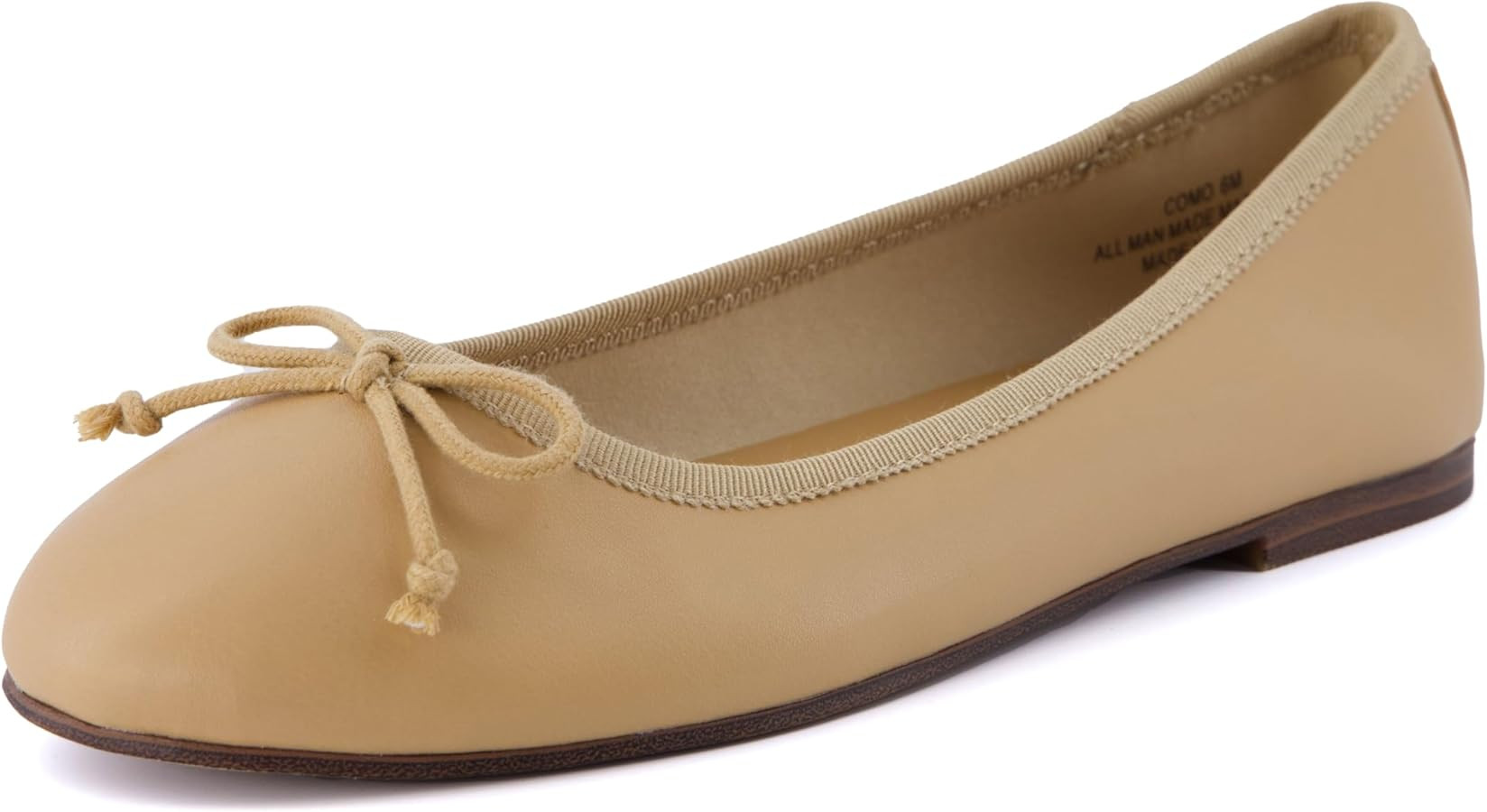 CUSHIONAIRE Women's Como Bow Flat with +Memory Foam and Wide Widths Available | Amazon (US)