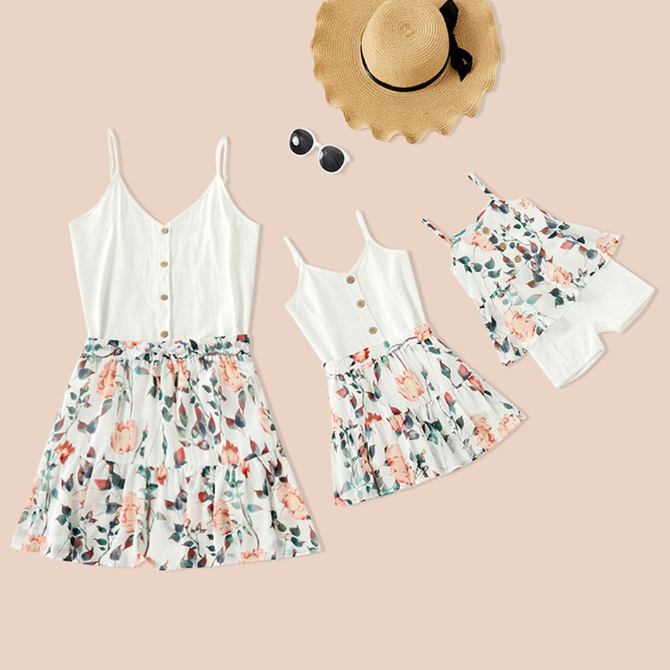 Floral Print  Sling Dresses Sets for Mommy and Me Only $7.99 Patpat US | PatPat