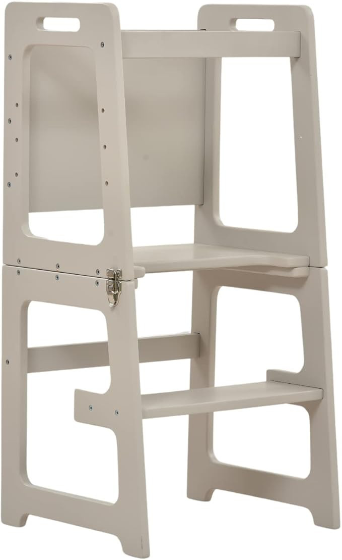 Avenlur Date 4-in-1 Foldable Kitchen Tower - Toddler Step Stool with Chalkboard, Desk Table and C... | Amazon (US)