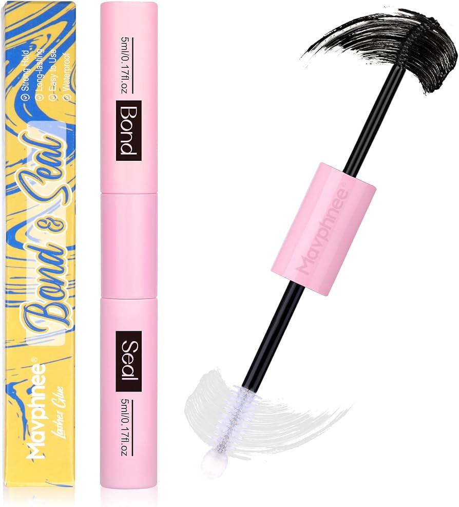 Lash Glue Bond and Seal Long Lasting Strong Hold Waterproof 2 in 1 Cluster Eyelash Glue for DIY L... | Amazon (US)