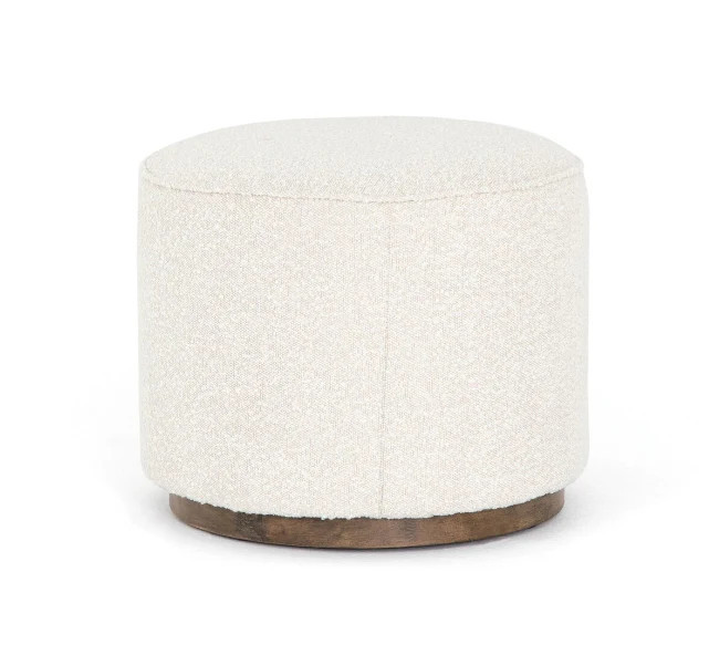 Sybil Round Ottoman | Heritage House