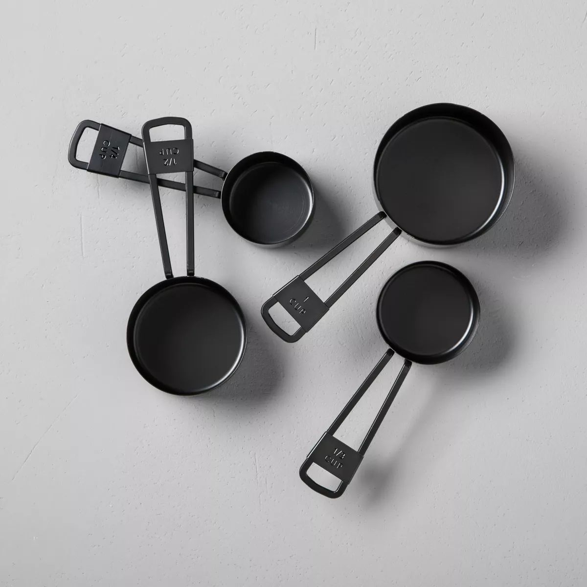 4pc Measuring Cup Set Matte Black - Hearth & Hand™ with Magnolia | Target